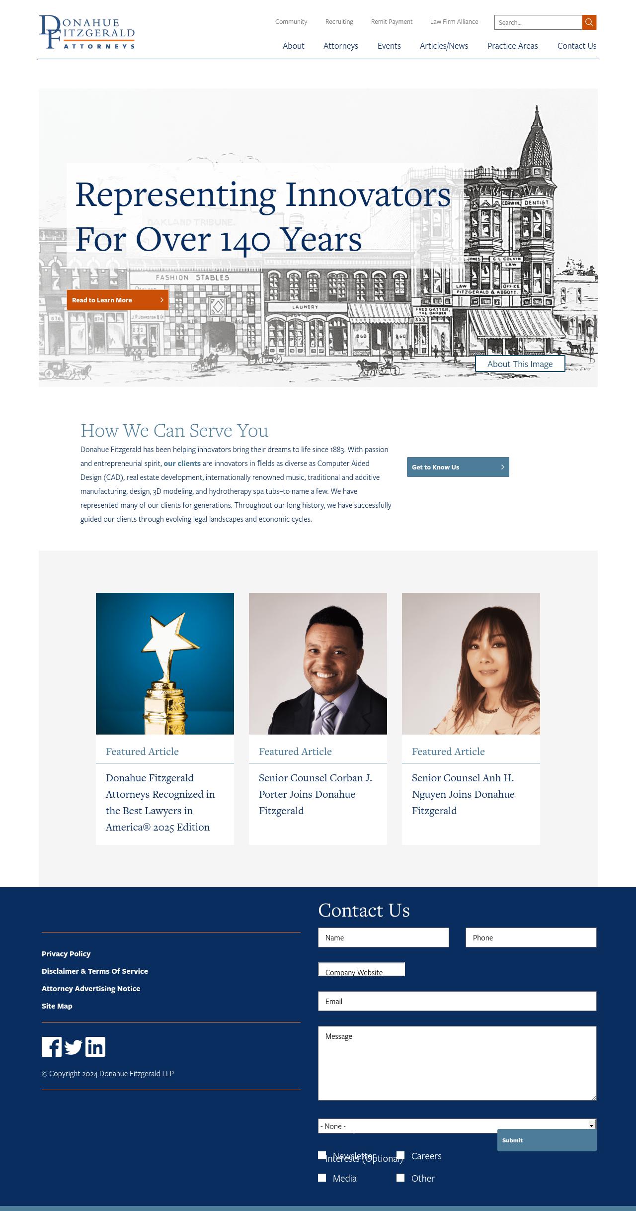 Donahue Fitzgerald LLP - Oakland CA Lawyers