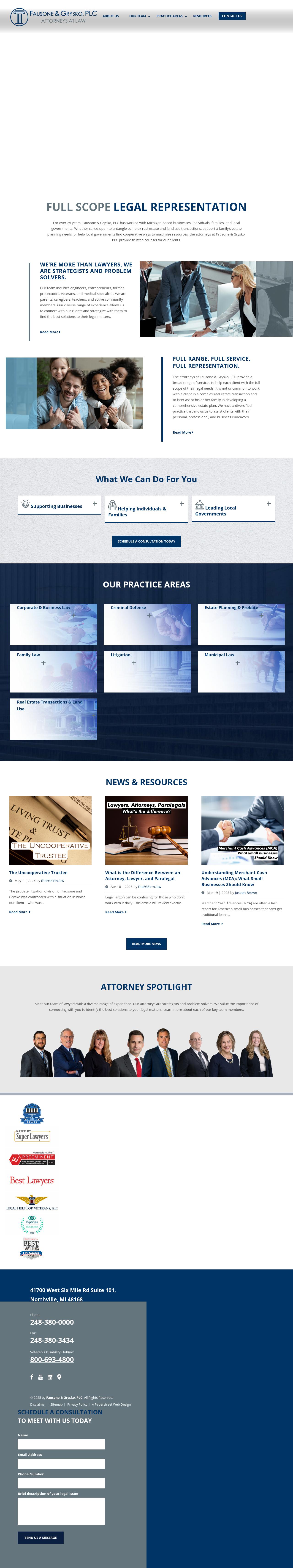 Fausone Bohn, LLP - Northville MI Lawyers