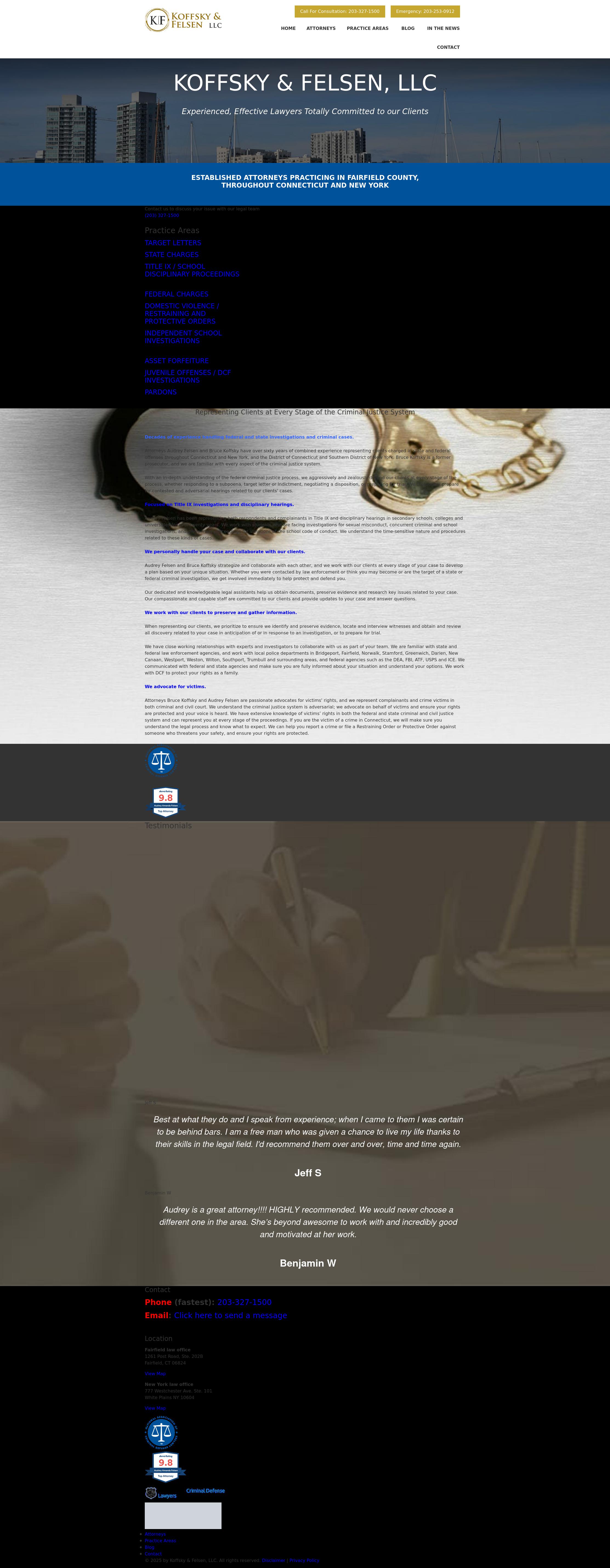 Koffsky & Felsen, LLC - Stamford CT Lawyers
