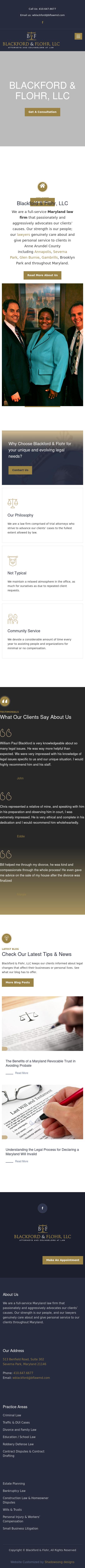 Blackford & Flohr, LLC - Towson MD Lawyers