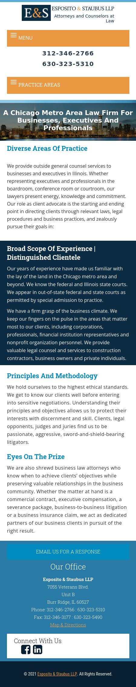 Esposito & Staubus LLP - Burr Ridge IL Lawyers