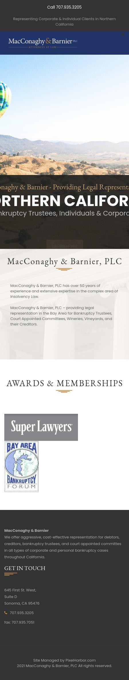 MacConaghy & Barnier, PLLC - Sonoma CA Lawyers