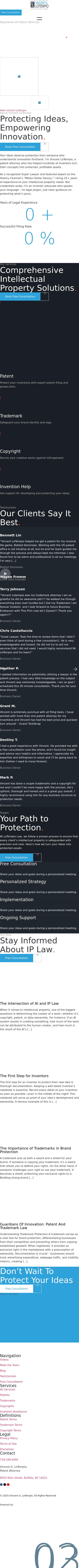 Vincent LoTempio Registered Patent Attorney - Clarence NY Lawyers