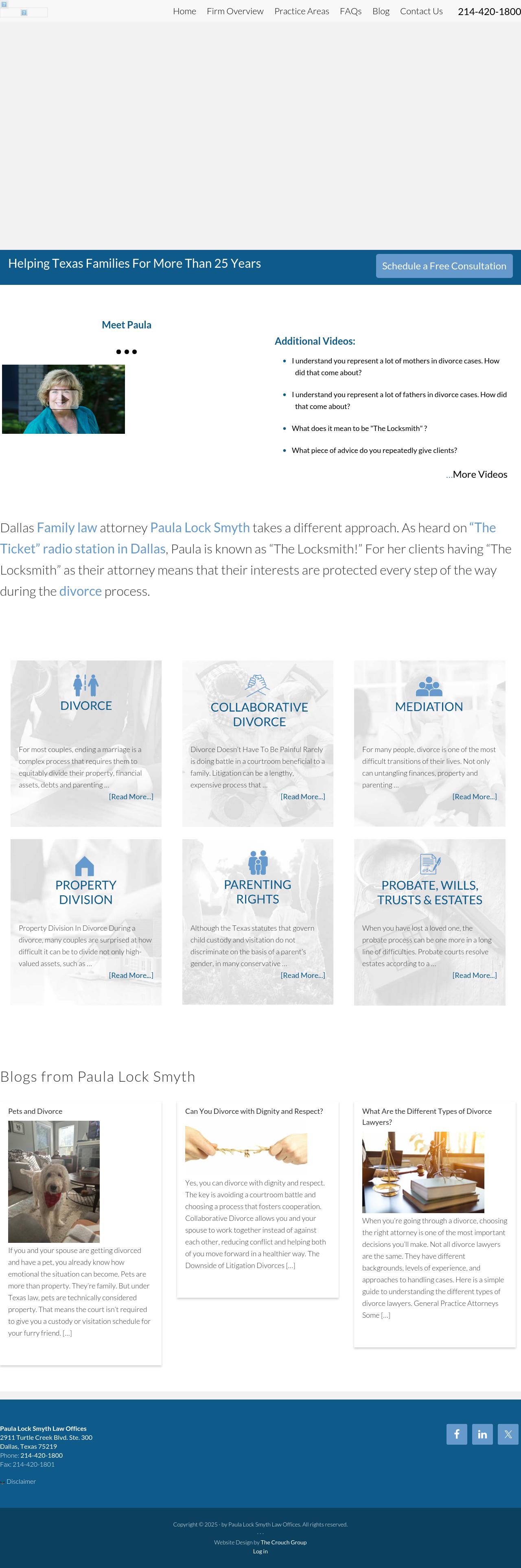 Paula Lock Smyth Law Offices - Dallas TX Lawyers
