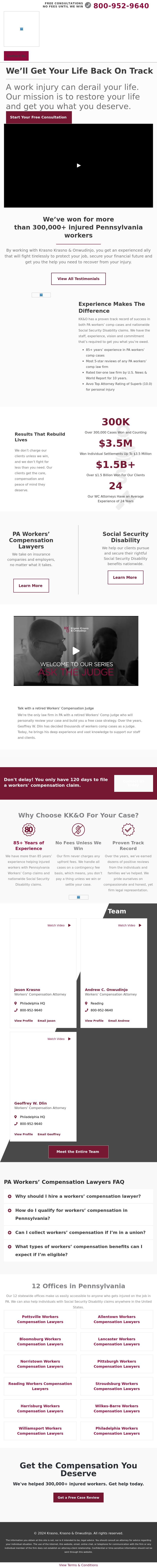 Krasno, Krasno & Onwudinjo - Stroudsburg PA Lawyers