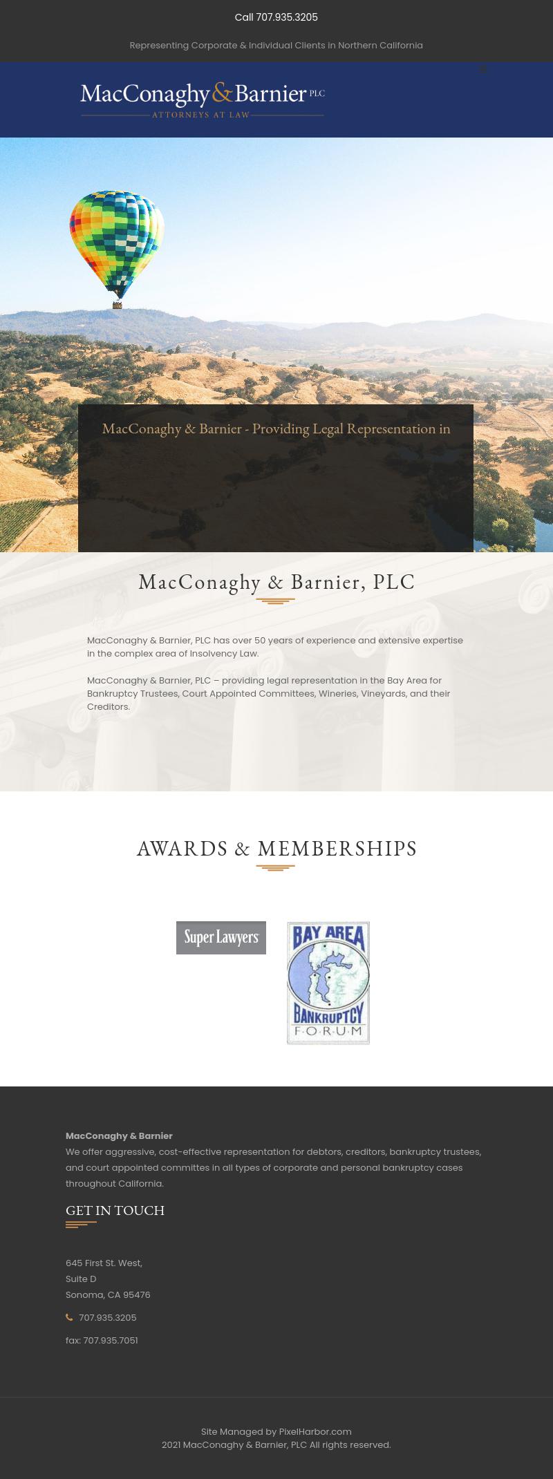 MacConaghy & Barnier, PLLC - Sonoma CA Lawyers