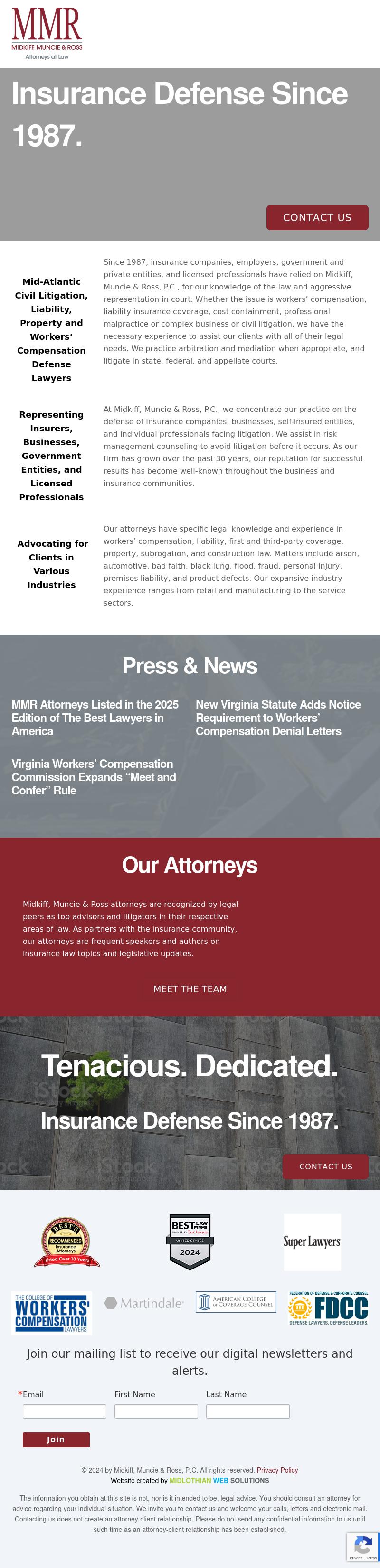 Midkiff, Muncie & Ross, P.C. - Raleigh NC Lawyers