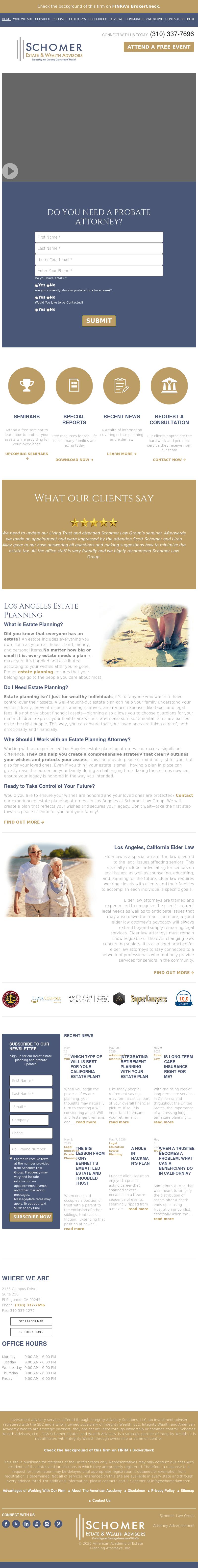 Schomer Law Group - El Segundo CA Lawyers